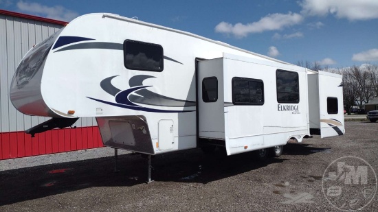 2012 HEARTLAND RV ELKRIDGE VIN: 5SFRG3326CE247299 FIFTH WHEEL CAMPER