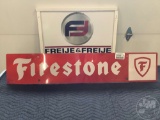 FIRESTONE HANGING SIGN BY GRACE BRIGHT ST LOUIS MO