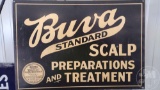 BUVA STANDARD SCALP PREPARATIONS AND TREATMENT METAL SIGN, 20