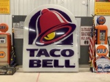 TACO BELL VACUUM MOLDED SIGNS, 10' X 8'