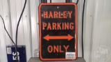 HARLEY PARKING METAL SIGN, 18