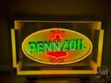 PENNZOIL NEON CANOPY SIGN