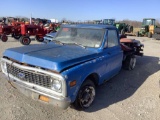 1972 CHEVORLET TRUCK 3/4 TON FLAT BED VIN: CCE242F156192 TRUCK