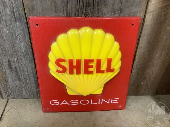 SHELL GASOLINE SIGN 12X12