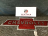 CHEVROLET CNC CUT OUT SIGN, ONE SIDED 17 X 48