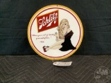 SCHLITZ BEER SIGN 12X12, ONE SIDED, METAL