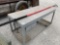 METAL ROLLING SHOP TABLE 5' X 36