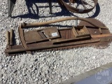 2 ANTIQUE 2 MAN SAWS, SAW BLADE, 2 FOOD GRADERS/SLICERS