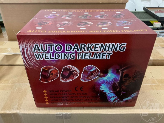 AUTO DARKENING WELDING HELMET, DESIGN ON HELMET VARIES