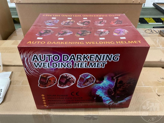 AUTO DARKENING WELDING HELMET, DESIGN ON HELMET VARIES