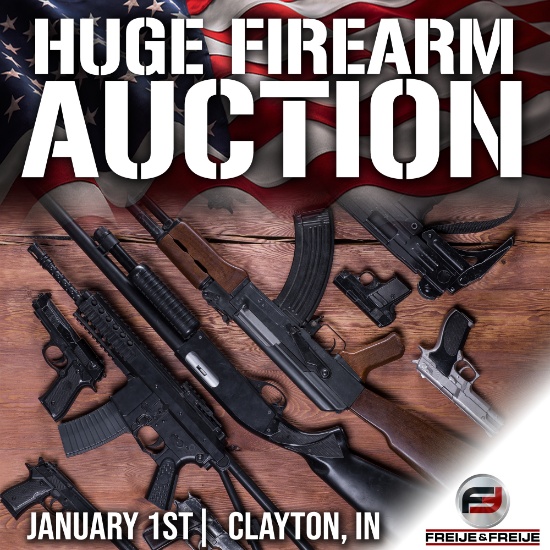 R2 ANNUAL NEW YEARS DAY FIREARMS, AMMO AUCTION