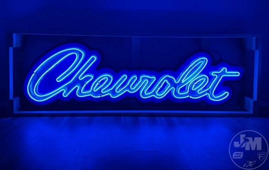 CHEVROLET NEON 8' SCRIPTED SIGN