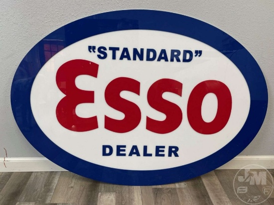 "STANDARD" ESSO DEALER, SINGLE SIDED, TWO DIMENSIONAL SIGN, MADE OF