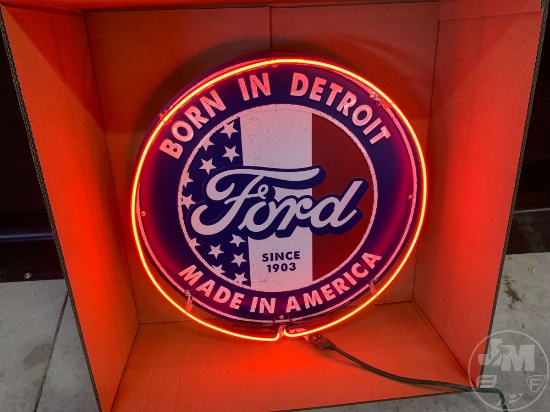 24" FORD SINCE 1903 BORN IN DETROIT MADE IN AMERICA
