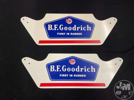 VINTAGE B.F. GOODRICH TIRE STAND SIDES, APPROX. 23”...... X 8”......,