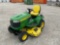 JOHN DEERE X734 RIDING MOWER SN: 1M0X734ALDM011053