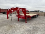 2023 DELTA MANUFACTURING 210GN 30' FLATBED TRAILER VIN: 4MWGF3028PN061750