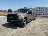 2011 FORD F-350 VIN: 1FD8X3F68BEA63604 4WD EXTENDED CAB SERVICE TRUCK