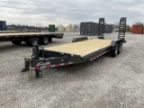 2023 DELTA MANUFACTURING 27EB UTILITY TRAILER 7'X20' VIN: 4MWBU2224PN061753