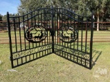 UNUSED 2023 GREATBEAR 14FT BI-PARTING IRON GATE. WITH ARTWORK 