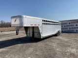 2001 FEATHER LITE 8120 VIN: 4FGL024251C040640 LIVESTOCK TRAILER