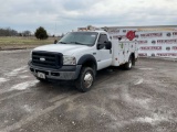 2007 FORD F-550 S/A MECHANICS TRUCK VIN: 1FDAF56P27EA42523