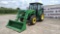 2005  JOHN DEERE 5325 4X4 TRACTOR W/ LOADER SN: LV5325T132202