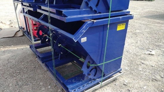 UNUSED STANDARD DUTY 1 CY CAPACITY DUMPING HOPPER
