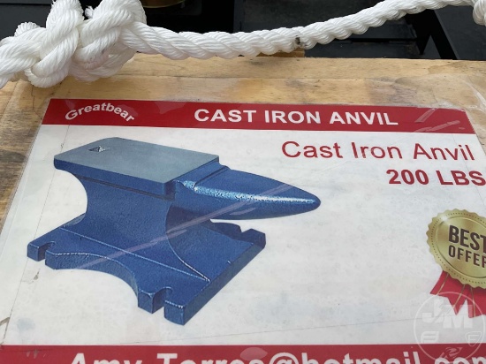 GREATBEAR IRON ANVIL, 200 LBS