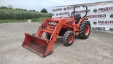 KUBOTA L3710D 4X4 TRACTOR W/ LOADER SN: 75379