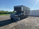 1997 FORD F-SUPER DUTY SINGLE AXLE VAN TRUCK VIN: 1FDLF47F8VEA87875