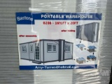 BASTONE PORTABLE WAREHOUSE, 16 1/2‘...... X 20’......