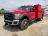 2013 FORD F-550 S/A MECHANICS TRUCK VIN: 1FDUF5HY2DEB04923