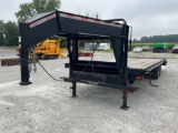 2016 GATOR MADE GOOSENECK TRAILER 24' FLATBED TRAILER VIN: 4Z1GF2527GS025136
