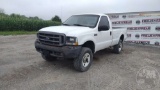 2004 FORD F-350 REGULAR CAB 4X4 PICKUP VIN: 1FTSF31L94EC37533