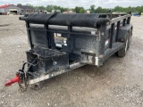 2007 CORN PRO DB-12 S DUMP TRAILER 8'X12' VIN: 4MJDB122X7E045894