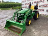 JOHN DEERE 2032R 4X4 TRACTOR W/ LOADER SN: LV2032REFHI118259