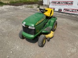 JOHN DEERE LT155 RIDING MOWER SN: MOL155C130024