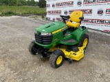 2021 JOHN DEERE X730 RIDING MOWER SN: 1M0X730ACMM091553