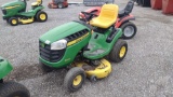 2017 JOHN DEERE D130 RIDING MOWER SN: 1GXD130ELH029811