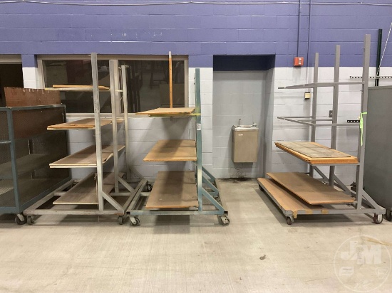 QUANITY TWO MOBILE SHELVING UNITS