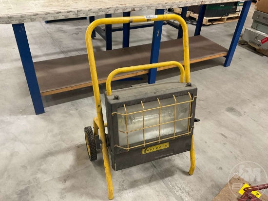 LARGE FOSTORIA PORTABLE WORK LIGHT