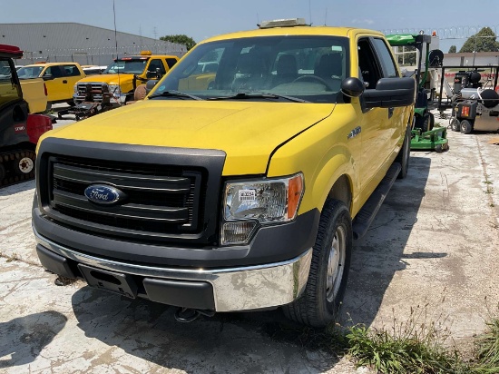 2013 FORD F-150 XL CREW CAB 4X4 PICKUP VIN: 1FTFW1EF7DFD79691