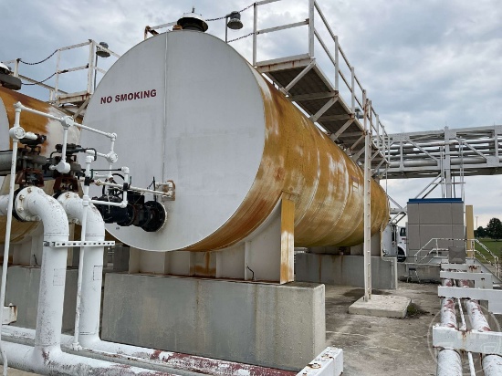25,000 GALLON FUEL TANK BUYER MUST SUBMIT A CRANE REMOVAL