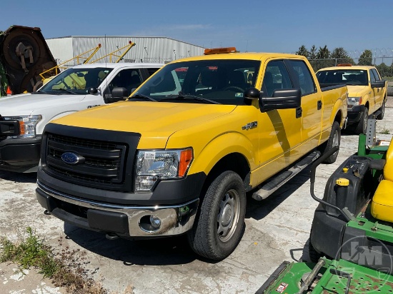 2013 FORD F-150 CREW CAB 4X4 PICKUP VIN: 1FTFW1EFXDKD93849
