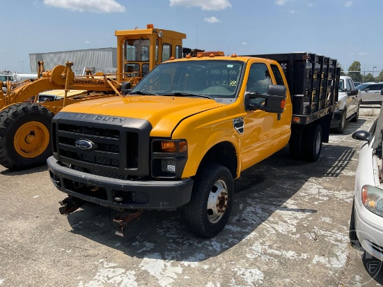 2008 FORD F-350 DOUBLE CAB 4X4 PICKUP VIN: 1FDWX37Y68ED15737