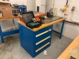 LOT OF TEST TABLE AND MEASURING EQUIPMENT