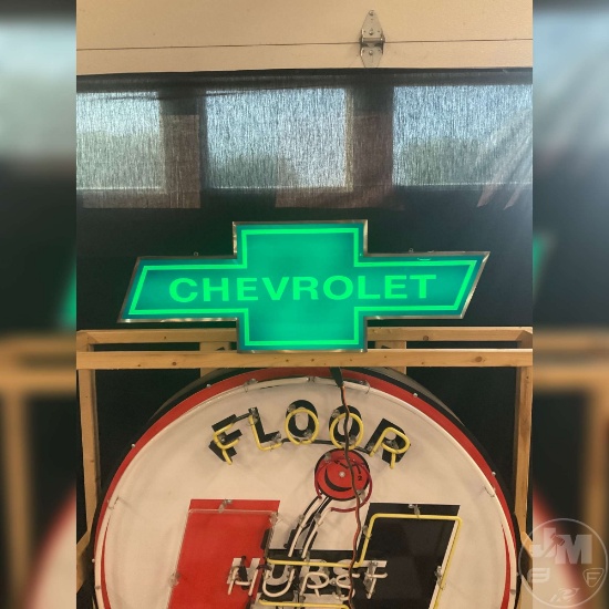 CHEVROLET BOWTIE SINGLE-SIDED LED DISPLAY SIGN, 33" WIDE X 12"