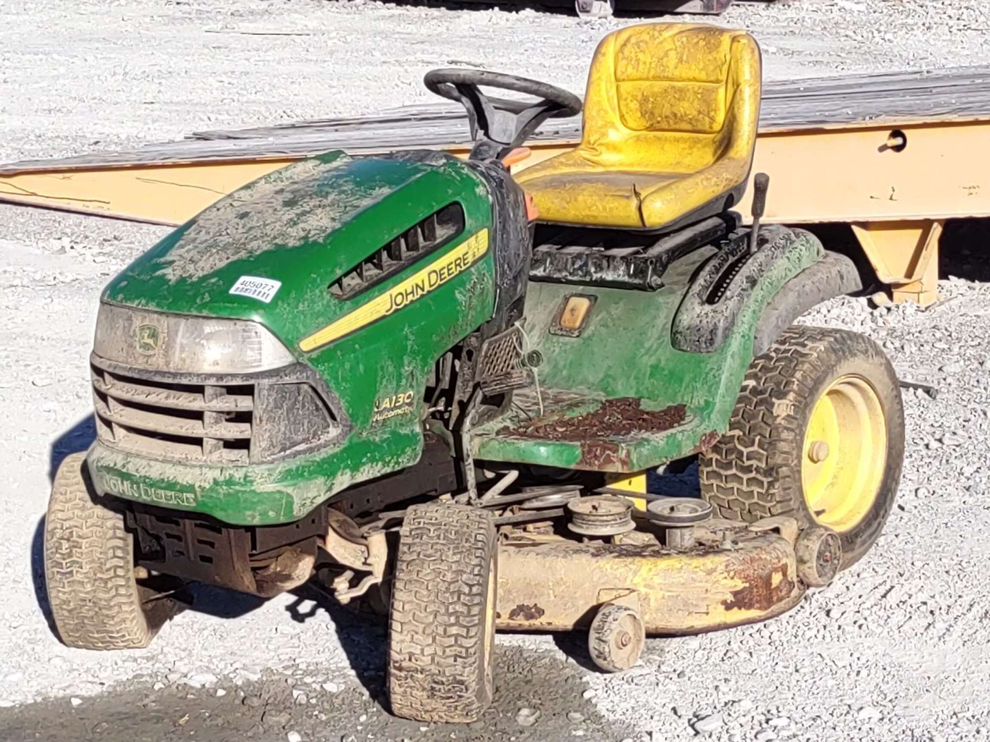 John deere discount la130 mower deck