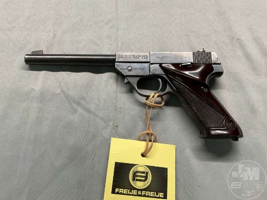HIGH STANDARD MODEL SPORT KING .22 LONG RIFLE